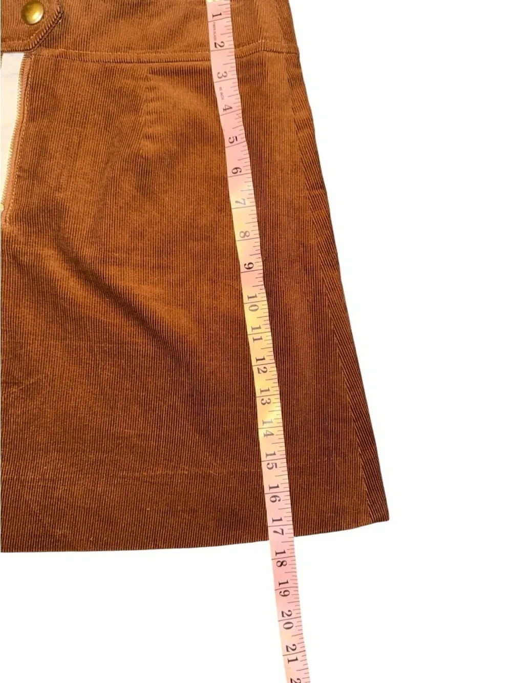 J. Crew Brown Corduroy Mini Skirt